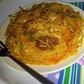 Ayshat Adamawa(U. Maduwa)'s cooksnap of when they made Stir fry spagetti.
