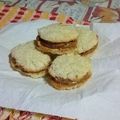 El cooksnap de Monica Carrizo cuando hizo Alfajores de coco y dulce de leche.