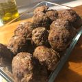 El cooksnap de Irina S cuando hizo Albóndigas al horno de ternera, avena y mostaza.