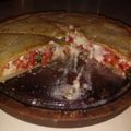 El cooksnap de TAMMY cuando hizo Tarta de jamón, queso tomate y cebolla.