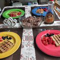 El cooksnap de Ralb cuando hizo Waffles saludables.