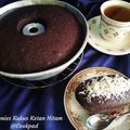 Cooksnap dari Rika Erviana untuk resep Brownies Ketan Hitam Kukus Topping Green Pea Powder