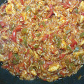 El cooksnap de Sandra Carrasco cuando hizo Pechuga de pollo (A la hortelana).