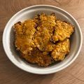 Putulka Cooksnap-ja, amikor elkészítette a(z) Mézes-mustáros csirkemell kukoricapehely bundában receptet.
