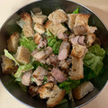 El cooksnap de Cisca cuando hizo Ensalada Cesar más sana.