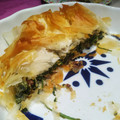 El cooksnap de Alberto Caba cuando hizo Pastel de masa filo espinacas y queso feta (Spanakopita).