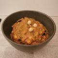 Cooksnap Jagoda z czasów, kiedy przygotował Kokosowe curry z bakłażanem i z ciecierzycą.