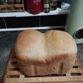 Takács Lászlóné_1 Cooksnap-ja, amikor elkészítette a(z) Teljeskiörlésű, krumplis gépi kenyér receptet.