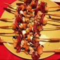 El cooksnap de YOLANDA cuando hizo Brochetitas de jamón, mozzarella y melón.