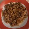 El cooksnap de Sazabeth cuando hizo Wok de arroz integral con brotes de soja y surimi.