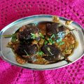 Vaishali Prajapati 's cooksnap of when they made ભરેલા રીંગણ નું શાક (Stuffed Brinjal Sabji Recipe in Gujarati).