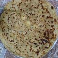 Fatima Rais's cooksnap of when they made Aloo paratha.