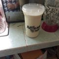 El cooksnap de Michelle Mora cuando hizo Licuado de manzana (con leche).