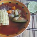 El cooksnap de Jackelyn cuando hizo Mole de Olla.
