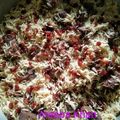 Areeba Khan's cooksnap of when they made Yakhni Pulao.