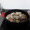 El cooksnap de Sonia cuando hizo Conejo en salsa.