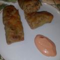 daysco's cooksnap of when they made Baked Bacon Cheeseburger Egg rolls.