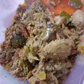 AriFa Iqbal's cooksnap of when they made Kaire hari mirch or lahsan ka Achar.