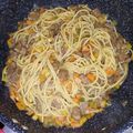 El cooksnap de Ana Chiriboga cuando hizo Fideos Yakisoba.
