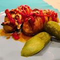 Renátó Nedeczky Cooksnap-ja, amikor elkészítette a(z) Fűszeres-sajtos töltött burgonya receptet.