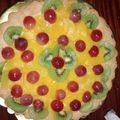 El cooksnap de Alejandra Escalante cuando hizo Masa para cualquier tarta dulce. Ejemplo tarta frutal.
