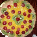 El cooksnap de Alejandra Escalante cuando hizo Masa para cualquier tarta dulce. Ejemplo tarta frutal.
