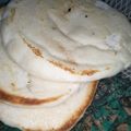Farwa Ali's cooksnap of when they made Homemade Shawarma bread/ Pita bread.