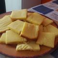 El cooksnap de Daniela Barreiro cuando hizo Fainá de queso.