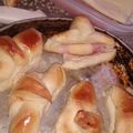 El cooksnap de Gabyy Sacks cuando hizo Medialunas de levadura.