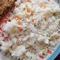 El cooksnap de Regina Hernandez cuando hizo Arroz blanco con verduras.