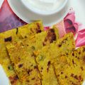 Manisha Desai's cooksnap of when they made ઓનીયન પરાઠા(onion parotha in Gujarati).