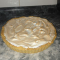 El cooksnap de Valeria Silva cuando hizo Pie de limón (masa de galleta).