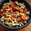El cooksnap de Julieta Luján cuando hizo Pasta a la Putanesca.