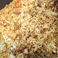 کوک اسنپ سارا والی بعد از امتحان کردن هواری میگو (میگو پلو بوشهری) آتنا.