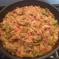 El cooksnap de Susana cuando hizo Arroz con sepia y verduras.
