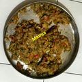 Mamta Sahu का कुकस्नैप जब उन्होंने बैंगन,टमाटर और आलू का चोखा बनाया था।