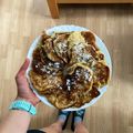 Cooksnap Aśka z czasów, kiedy przygotował Placki z jabłkami na jogurcie.