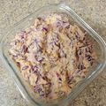 El cooksnap de Claudia Daboul cuando hizo Coleslaw de Repollo Morado.