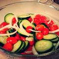 4everatwin's cooksnap of when they made Marinated Cucumbers, Onions, and Tomatoes.