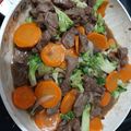 El cooksnap de Claudia Fernandez cuando hizo Carne de Res con Brócoli Tipo Chino.