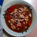 Cooksnap dari Anastasia Salvatore untuk resep Cumi Basah Kuah hitam Saos tiram simple