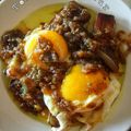 Cooksnap Mamamikael Oven semasa beliau membuat Terung Bertelur.