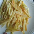 Eugine 's cooksnap of when they made French fries with Fried Chicken.