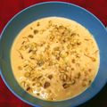 Debjani Dhar's cooksnap of when they made Chanar payesh Paneer kheer.