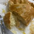 El cooksnap de Isa Escurra cuando hizo Tarta de cebolla y queso.