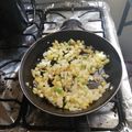 El cooksnap de salvador Suárez cuando hizo Chilaquiles verdes con pollo.
