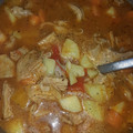 El cooksnap de Thalia Moreno cuando hizo Mondongo guisado al estilo Dominicano .