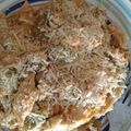 El cooksnap de Dra. Eidis Diaz Torres cuando hizo Mostacholes con pollo, brócoli y arvejas.