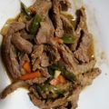 El cooksnap de Sandra Foronda Melchor cuando hizo Ternera en salsa de ostras.