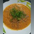 El cooksnap de Karen Lira cuando hizo Sopa de calabacín.